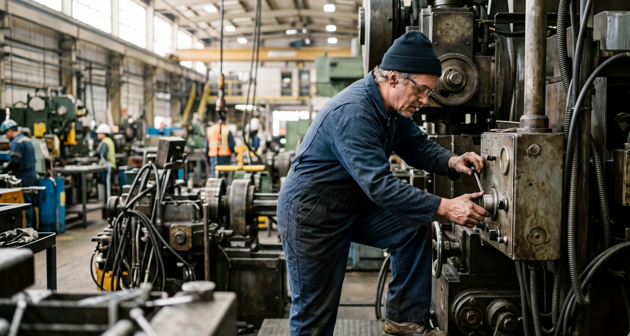 Operator kan zo aan de bak