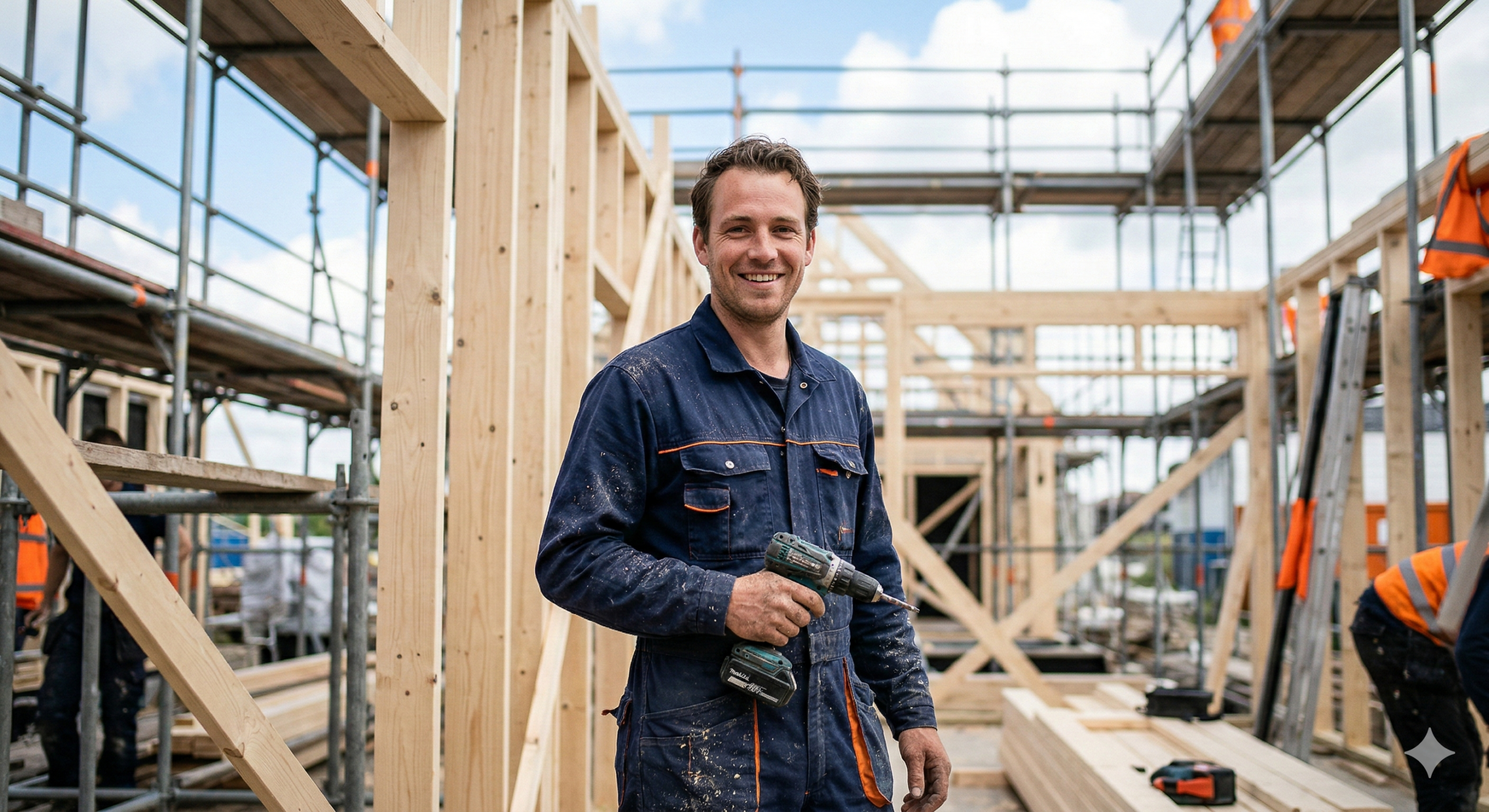 Timmerman is aan het werk