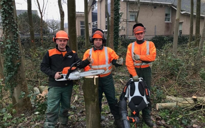 Een team van hoveniers.