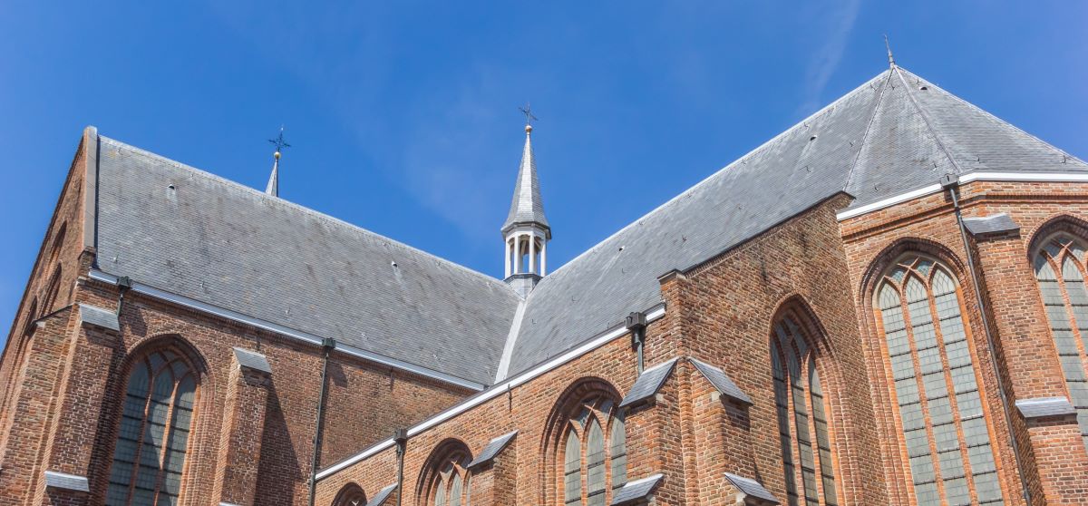 De historische kerk in Montfoort.