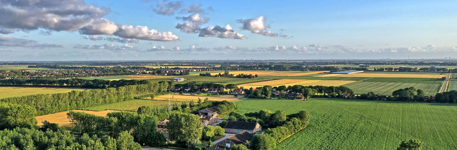 een mooi bovenaanzicht van numansdorp.