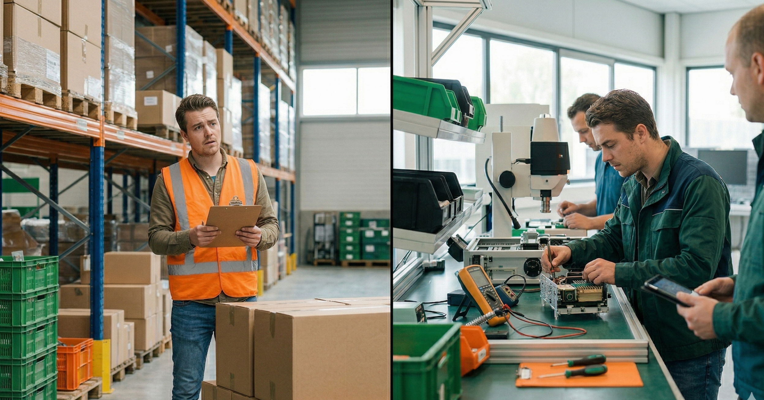 Verschil detacheren en uitzenden