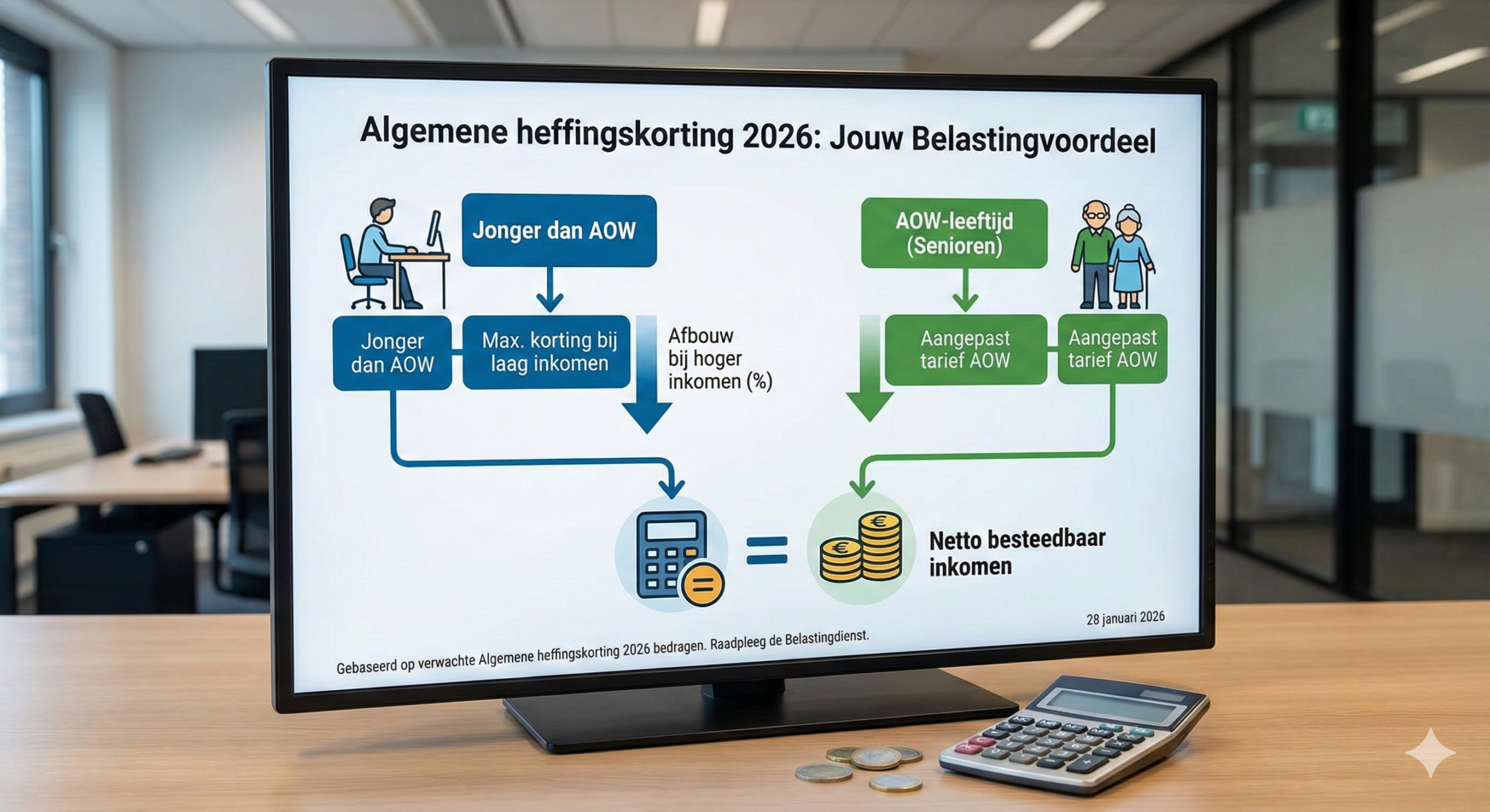 Algemene heffingskorting 2026