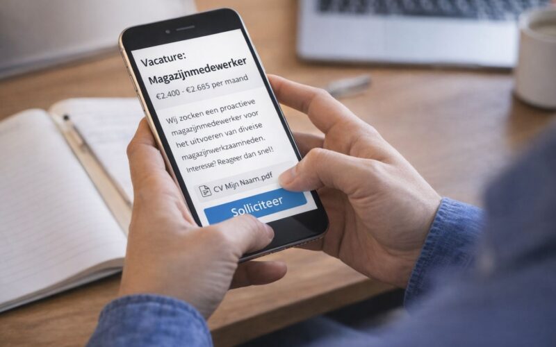 op welk moment moet ik solliciteren