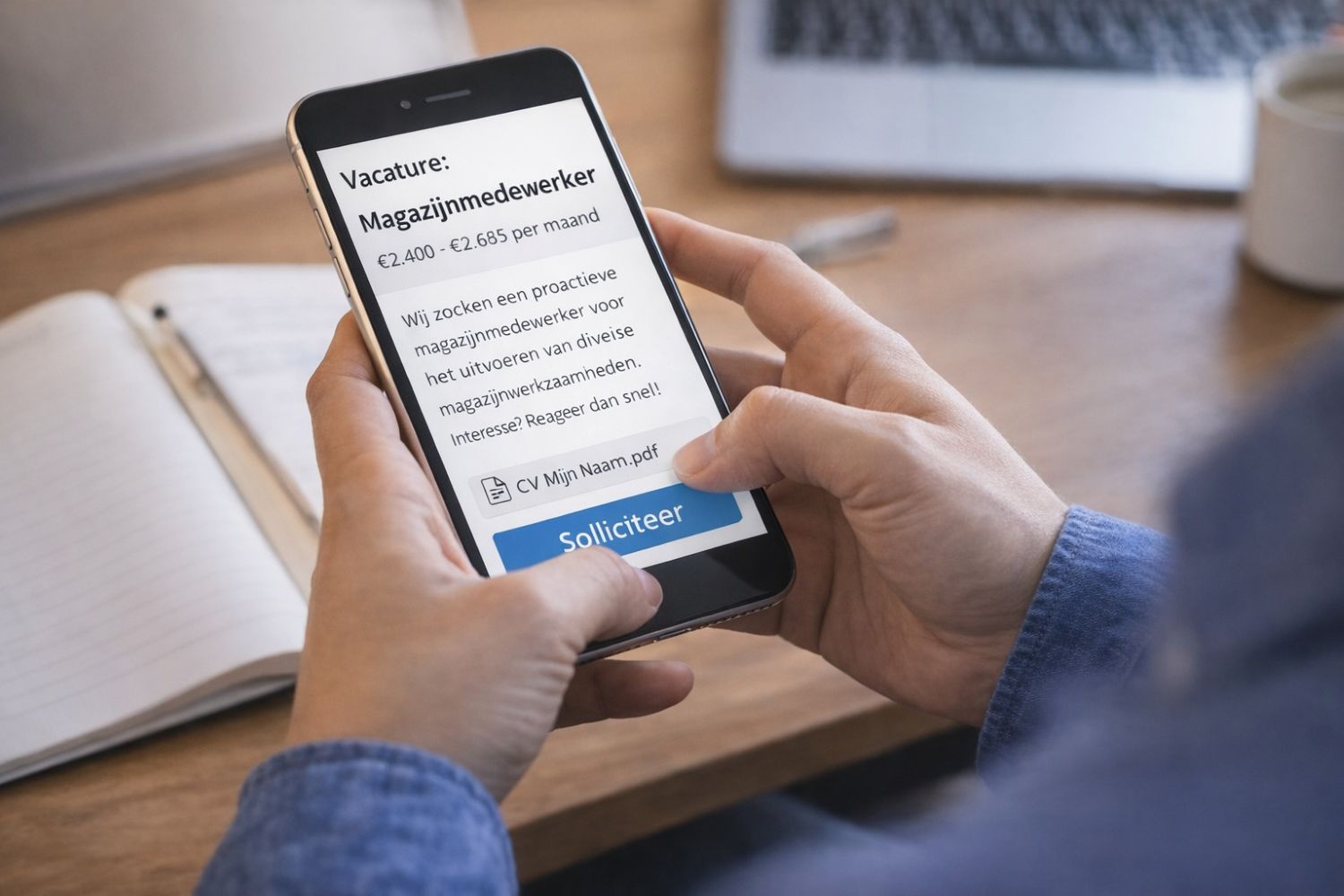 op welk moment moet ik solliciteren
