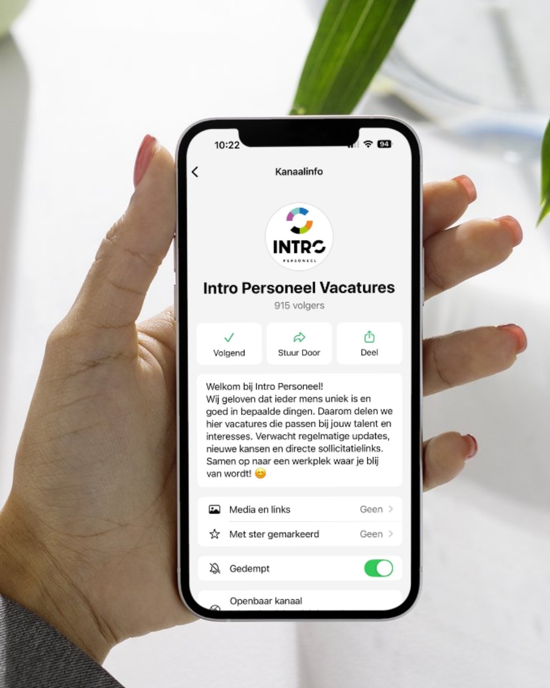 Intro Personeel lanceert WhatsApp-kanaal voor vacatures