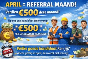 Verdien 500 euro in april 2026