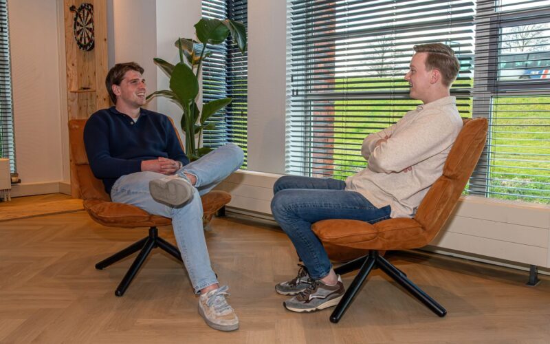 Berend de Vries en Diederik Steenbeek van Intro Personeel Barendrecht