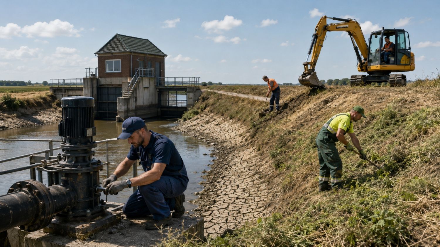 Droogte in Nederland: deze vakmensen maken het verschil