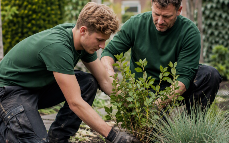 Werksituatie rond hovenier opleiding